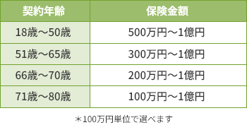 金額表